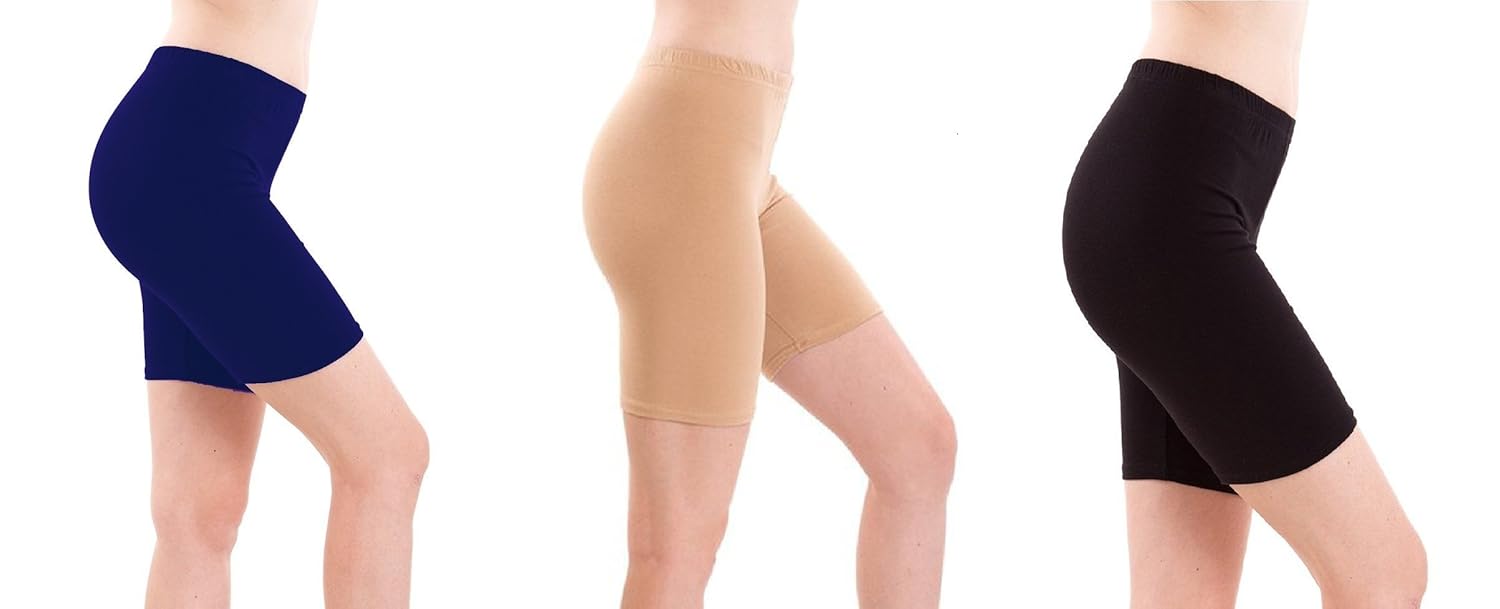 fashion line black navy skin women short/tights(pack of 3)