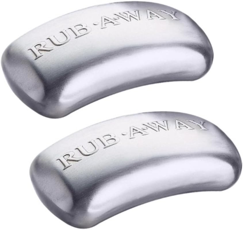 Amco Rub-a-Way Bar Stainless Steel Odor 