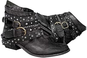 SBGMoSJ Ankle Boots Wedge for Women Leather High Heel Ankle Boots for Women Sexy Blowfish Wedge Booties for Women Short Brown Winter Boots for Women Botas Para Mujer Elegantes Bajitas