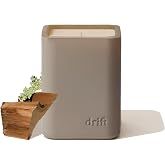Drift Teak Scented Candle - Home Decor - Fragrance Oil Candle - 60 Day Burn Time - 10.5 oz