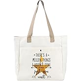 BDPWSS Musical Theatre Tote Bag There's a Million Things I Haven't Done But Just You Wait Gift Theatre Lover Gift