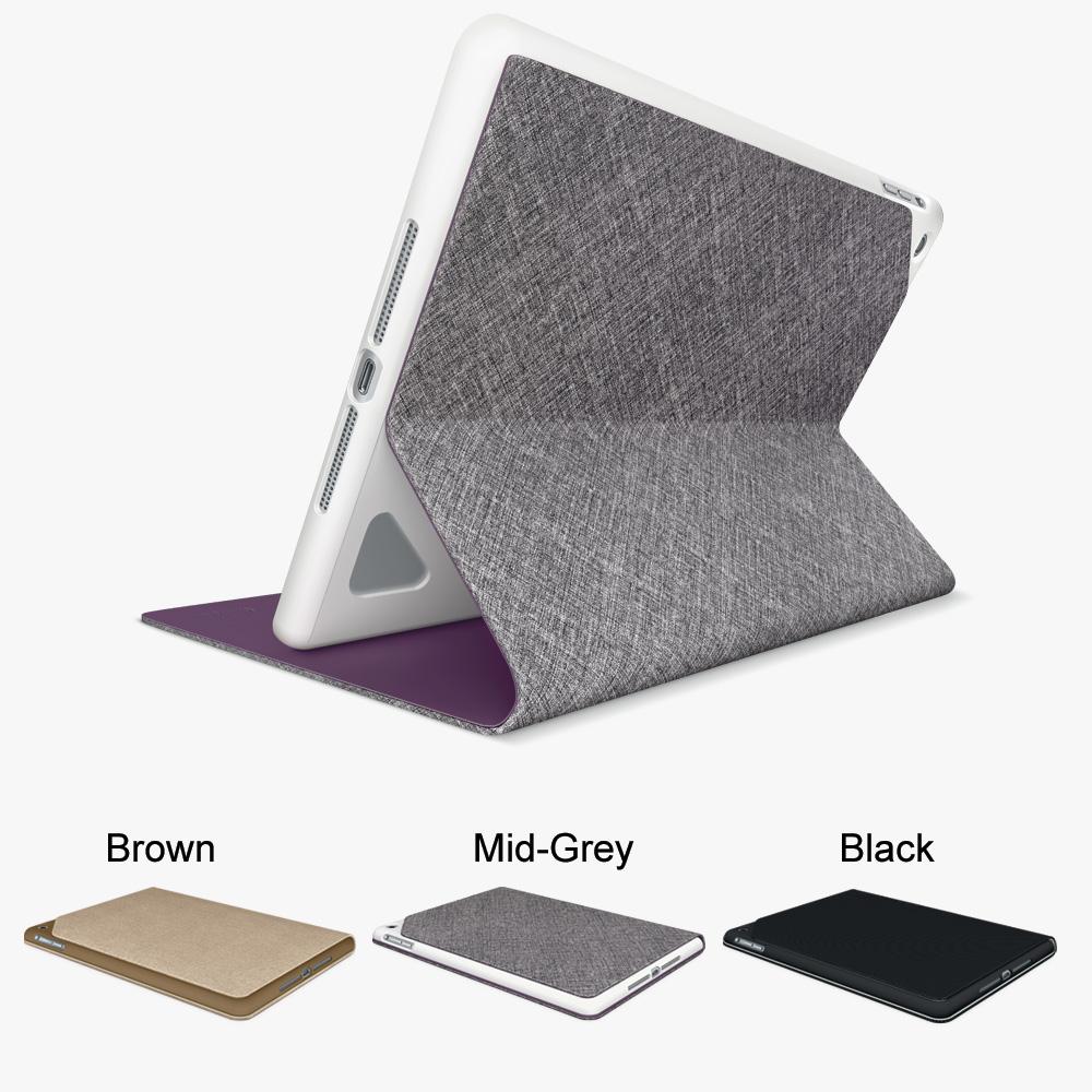 Logitech Hinge Flexible Case with AnyAngle Stand for iPad Air, MidGrey (939000924) Amazon.ca