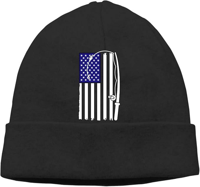 american flag fishing rod hat