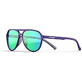 Lightweight TAC Polarized Tinted Classic Vintage Retro 70s Sunglasses, TR-90 Frame for Women Men, UV 400 Protection