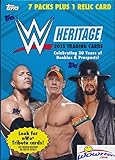 2015 Topps WWE Heritage 30th Anniversary EXCLUSIVE Factory Sealed Retail Box with TOPPS WWE RELIC Card! Look for Cards, Relics & Autographs of WWE Superstars Jon Cena,Hulk Hogan & More!