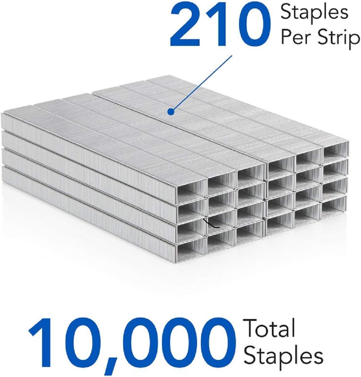 Swingline Staples, S.F. 4, Premium, 1/4" Length, 210/Strip, 5000/Box, 5 Pack (35481) : Office Products