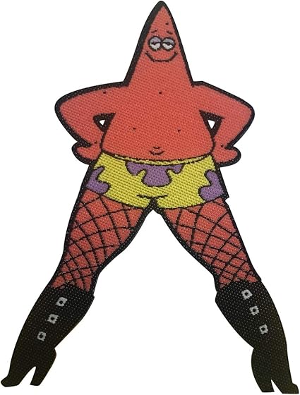 Amazon Co Jp Fishnet Stockings パトリック スポンジボブ スクエアパンツ パッチ ホーム キッチン