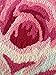 USTIDE Rose Rug Floor Runner Rugs Handmade Mat Modern Carpet Pink Floral Rug Washable Non-Slip Floor Rugs for Girls Room 23