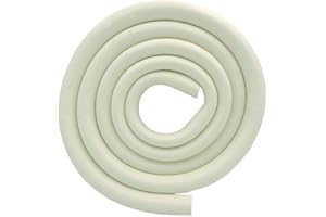 M2cbridge U Shape Extra Thick Furniture Table Edge Protectors Foam Baby Safety Bumper Guard 6.5 Ft (Off White)