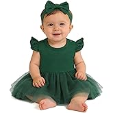 Magic Park 0-18M Infant Bodysuit Tutu Dress Baby Girl Romper Dress Toddler Solid Color Tulle Skirt Baptism Holidays Outfits
