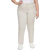 Gloria Vanderbilt Womens Amanda Classic High Rise Tapered Jean Plus
