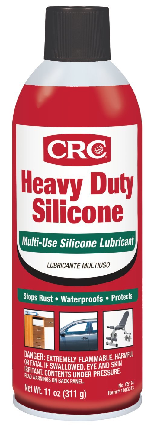 CRC Heavy Duty Silicone Lubricant, 11 Wt Oz, Clear