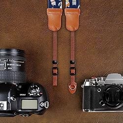 Padwa Lifestyle Blue Cat Animal Print Camera Strap