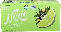 Nixie Organic Lime Ginger Sparkling Water 8 Pack, 12 FZ