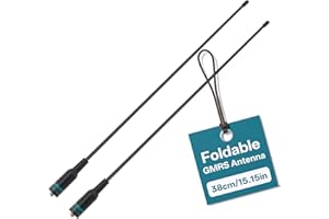 TIDRADIO TD-771 GMRS Radio Antenna 2 Pack–15.15 Inch SMA Female 462-468MHz, Compatible with TD-H8/TD-H3/H3 Plus/GM-5RH/UV-5G Plus/GM-15 Pro/UV-9G/GM21 Walkie Talkies