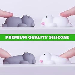Nutty Toys Squishy Cat Set - 2" Soft Silicone