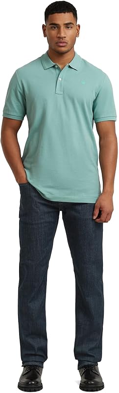 Men's Dunda Overdyed Slim Polo, Size: M, Color Blue