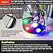 Amak 4 Pods LED Rock Light Kit for Jeep ATV SUV Offroad Car Truck Boat Underbody Glow Trail Rig Lamp Underglow LED Neon Lights Waterproof-Bluethumb 1