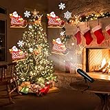 YUNLIGHTS LED Lights Projector, Battery Operated Flashlight for Halloween/Thanks Giving/Christmas/New Year, Projectors for Party/Wedding, Projector Lights for Outdoor and Indoor Decorations