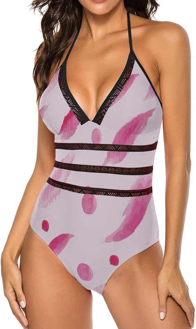 pink blush bathing suits