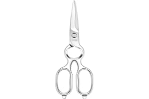 LIVINGO Kitchen Forged Shears Heavy Duty Come Apart Ultra Sharp Multi-Function Stainless Steel Scissors Bottle Opener, Nut Cr