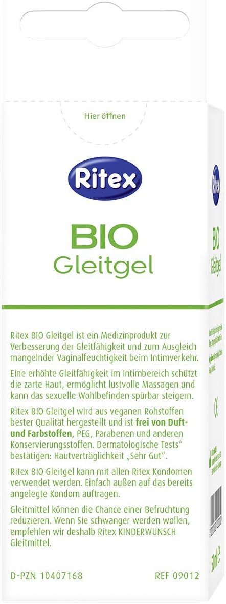 Ritex Organic 50 ml Lubricant, Transparent, 50 ml (Pack of 1) - Image 4