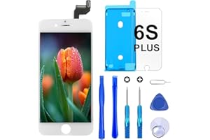 Brinonac Screen Replacement for iPhone 6s Plus 5.5 inch LCD Digitizer Touch Screen LCD Replacement Screen Frame Assembly Full