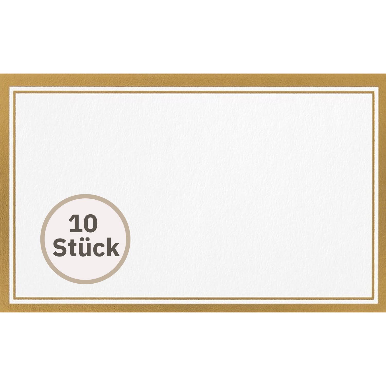 Table Card (5 Multi-Pack) - Frame (Natural Cardboard) - 5.5 x 9.5 cm