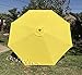 BELLRINO DECOR Replacement YELLOW STRONG AND THICK Umbrella Canopy for 9ft 8 Ribs YELLOW (Canopy Only)