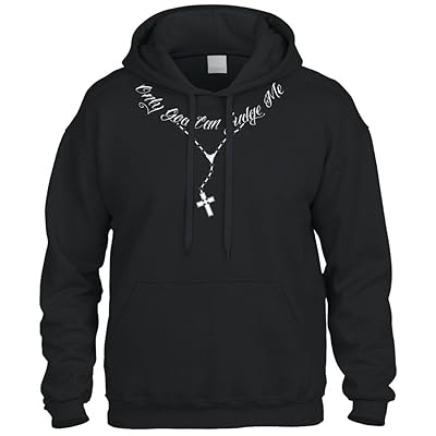 Cybertela God Can Judge Me Tattoo Necklace Sweatshirt Hoodie Hoody