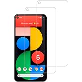 HKKAIS Tempered Glass Film For Google Pixel 5 Screen Protector 2-Pack