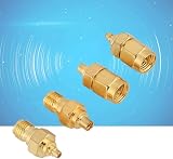 Bewinner 4pcs MCX to SMA Adapter Connector Kit 50 Ohm Nickel-Plated Brass MCX view 6