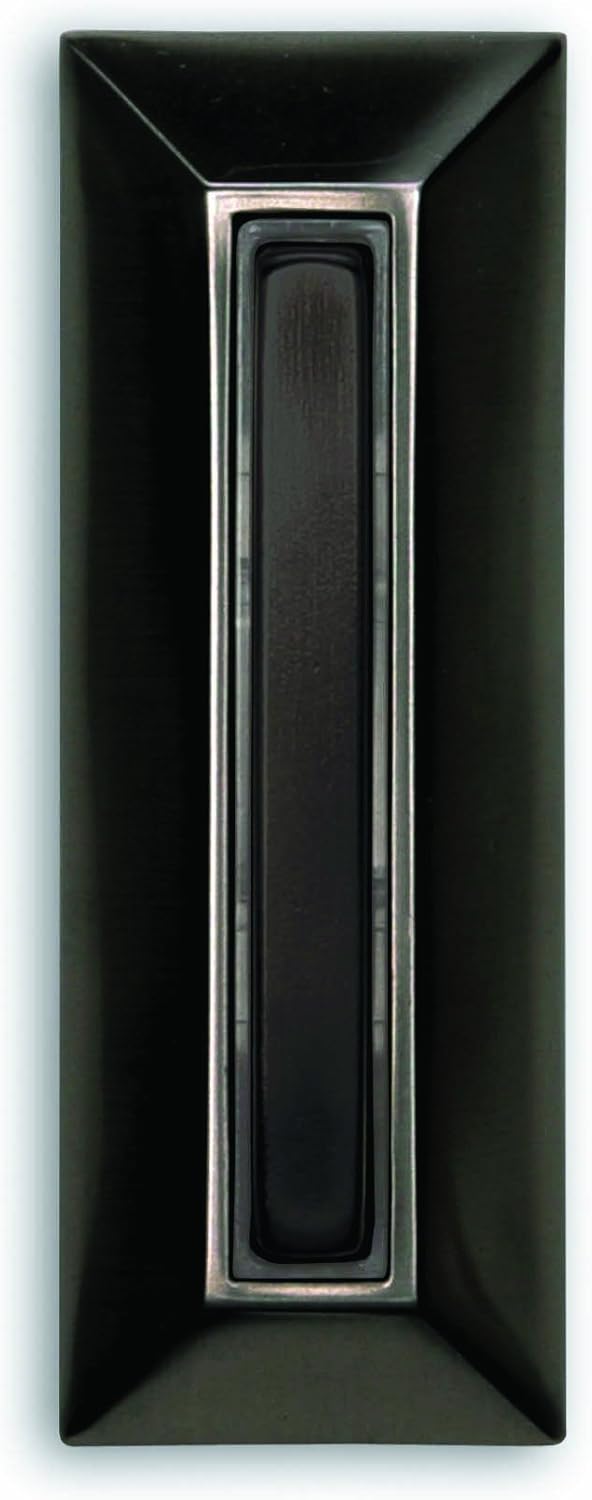 HEATHCO SL75402 Black Wired Push Button Doorbell Push Buttons