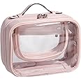 BS-MALL Travel Toiletry Bag - Premium Large Capacity, Multiple Compartments, and Durable Design for Your Daily and Travel Needs PINK