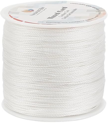 0.8 Mm Nylon Macramé Cord Braided Nylon Jewelry Cord Black - Foto 3