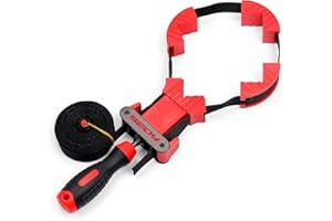 SEDY 13 ft. Belt Band Clamp Strap Clamp for Woodworking, Quick Release Frame Clamps with 90-Degree Corner Pieces