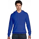 Bella Canvas Unisex Poly-Cotton Fleece Pullover Hoodie, True Royal, XL