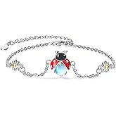 Palpitate Animal Bracelet 925 Sterling Silver Cute Animal Lover Jewelry Gifts for Women Daughter Her Adjustable