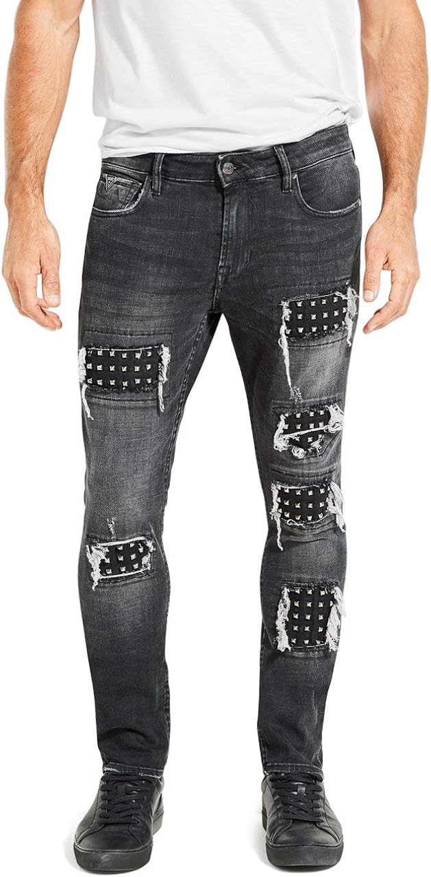 guess studded jeans