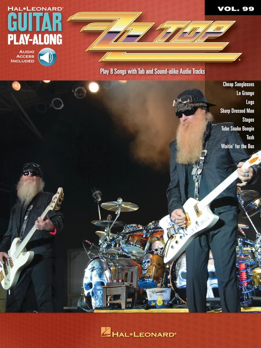 Guitar Play-Along Volume 99 Zz Top Guitar Book/Cd