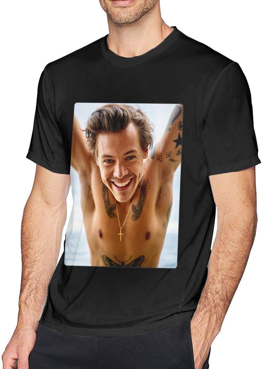 Harry Styles Shirt Cotton Black