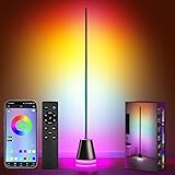 Keepsmile Smart RGB LED Corner Floor Lamp,172 LEDs