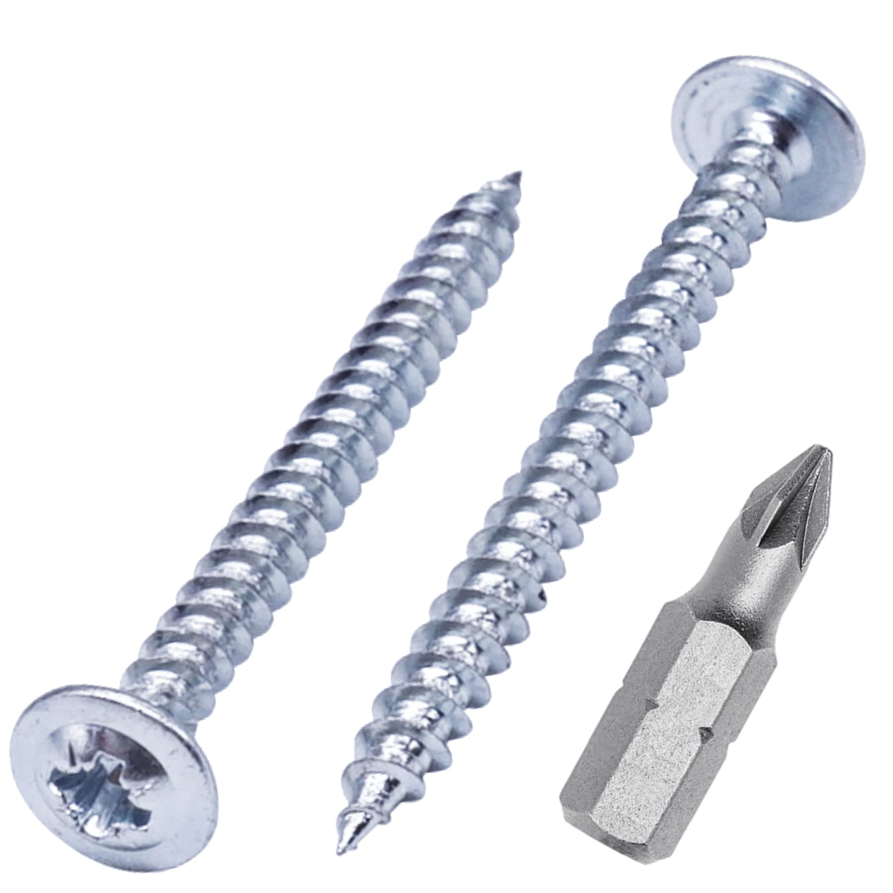(Pack of 100 pcs) Zinc Plated Steel 4.0 x 45 mm Wood Screws, Metal Screws, Modified Truss Head, Self Tapping (100, 4.0 x 45 mm)