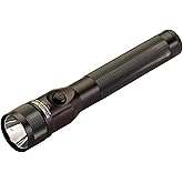 Streamlight 75866 Stinger DS 425-Lumen Flashlight with Charger, Black | 425 lumens; 26,000 candela peak beam; rechargeable capable; includes 120VAC/12VDC smart charger; multi-mode lighting