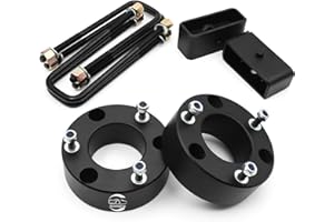 TASTONTUP Leveling Lift Kit for 2007-2024 Chevy Silverado/GMC Sierra 1500 2WD 4WD, 3" Front and 2" Rear Full Leveling Lift Kit for Silverado 1500 Sierra 1500, 3in Front+2in Rear Strut Spacers