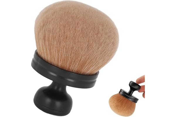 Shoyisenka Extra Large Body Self Tanner Makeup Brush, 3 Inch Wide Head Kabuki Tanning Brush for Powder, Blush, Foundation & B