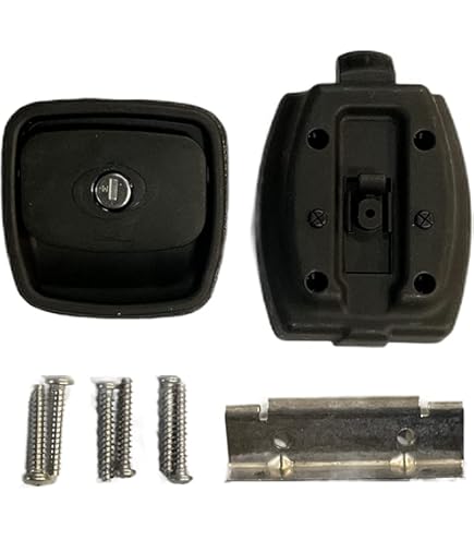 Lippert RV Slam Latch Cargo Doors - Black (NO HARDWARE INCLUDED) Campe