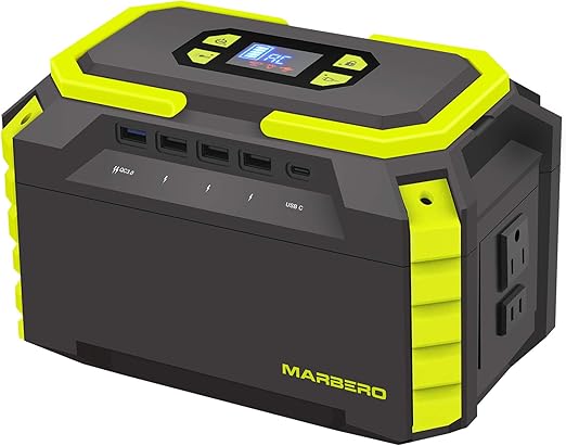 Amazon Co Jp Marbero ポータブル電源 大容量 mah 222wh M440 小型 軽量 家庭用蓄電池 Pse認証済み Ac 0w 瞬間最大300w Dc Usb Type Cなど出力 急速充電qc3 0 高輝度ledライト付き 液晶大画面表示 車中泊 キャンプ 釣り アウトドア 防災グッズ 地震 停電時に 二
