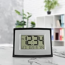 La Crosse Technology Wall/Table Clock, 6.85-inch H