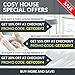 Cosy House Collection Premium Rayon Derived from Bamboo Bed Sheet Set - Cooling Blend - Deep Pocket, Ultra Soft & Breathable Bedding - 4 Piece Set (King, Bright White)